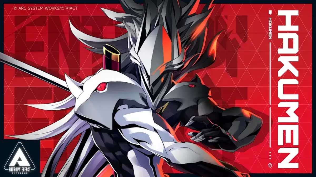 Hakumen del efecto de entropía BlazBlue