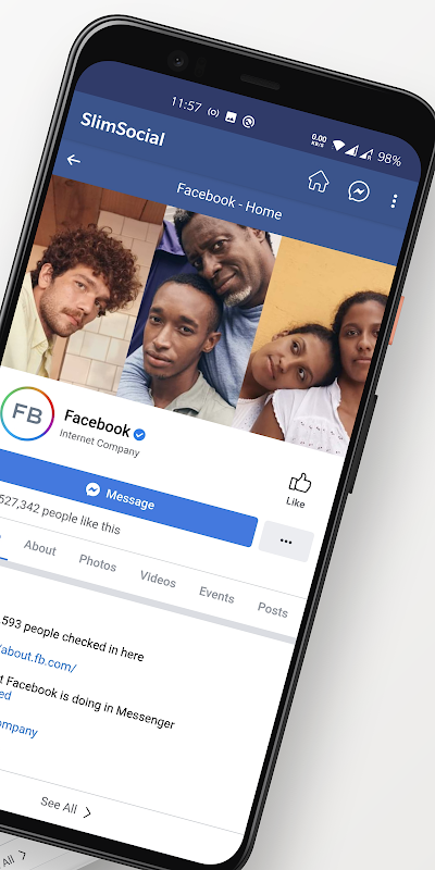 SlimSocial for Facebook 螢幕截圖 2