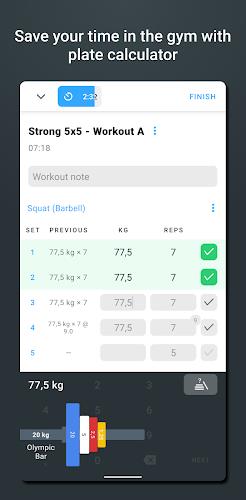 Strong Workout Tracker Gym Log Schermafbeelding 2
