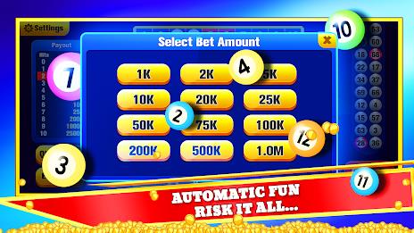 Keno Games Casino Fun 螢幕截圖 3