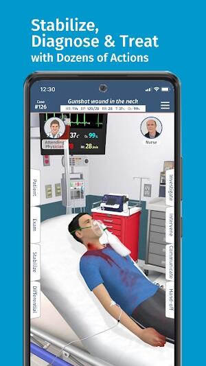Full Code Medical Simulation Zrzut ekranu 0