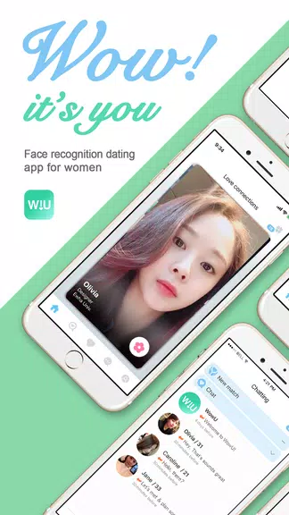 WowU– Face recognition Dating, Meet Singles & Chat スクリーンショット 0