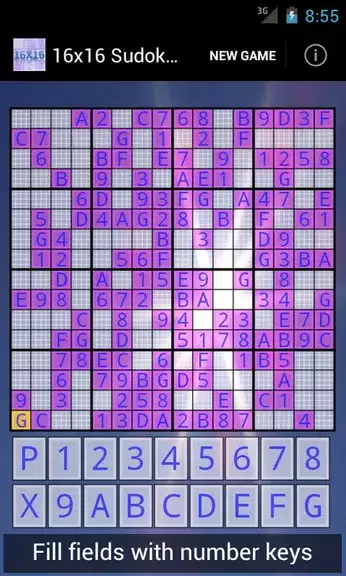 16x16 Sudoku Challenge HD ဖန်သားပြင်ဓာတ်ပုံ 0