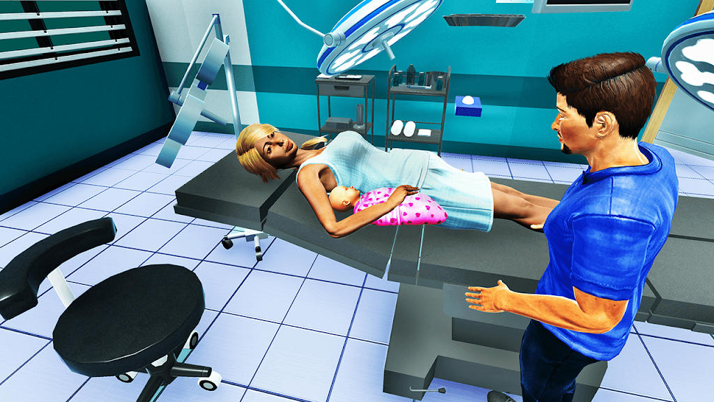 Pregnant Mom Baby Care Sim Tangkapan skrin 0