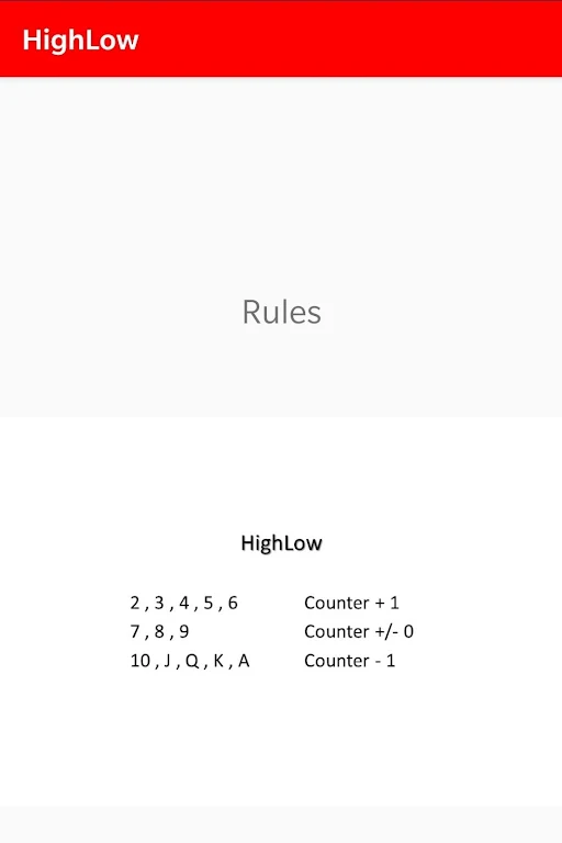 HighLow - BlackJack Ảnh chụp màn hình 1