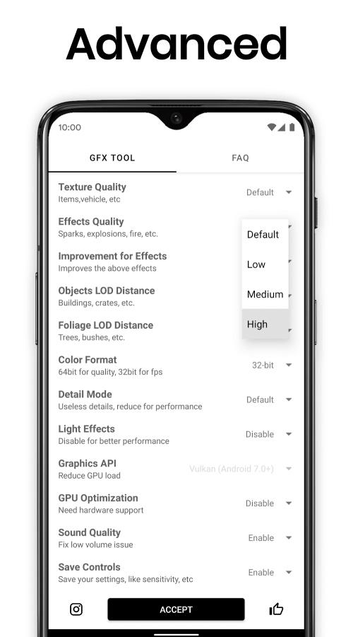 GFX Tool: Launcher & Optimizer Captura de pantalla 2