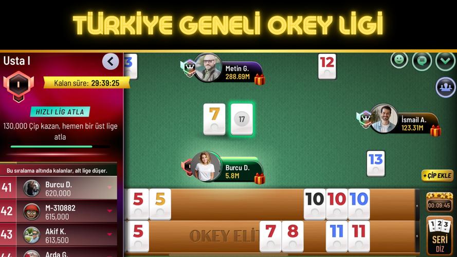 Okey Elit 螢幕截圖 1