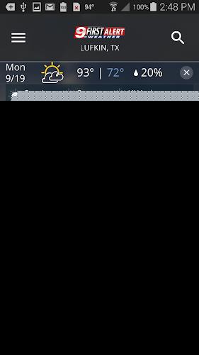 KTRE 9 First Alert Weather 螢幕截圖 2