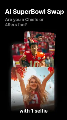 WOMBO Me - SuperBowl Swap 螢幕截圖 0