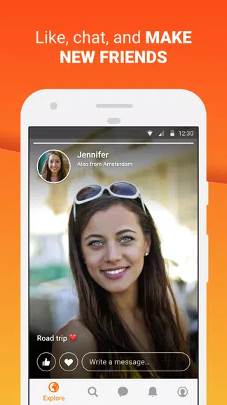 Zorpia - Chat with new people around the world Ekran Görüntüsü 0