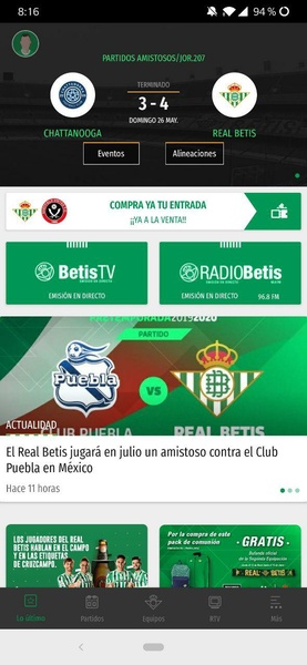 Real Betis Balompié スクリーンショット 2