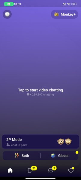 Monkey - random video chat Screenshot 3
