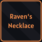 Naszyjnik Raven z czasów ninja
