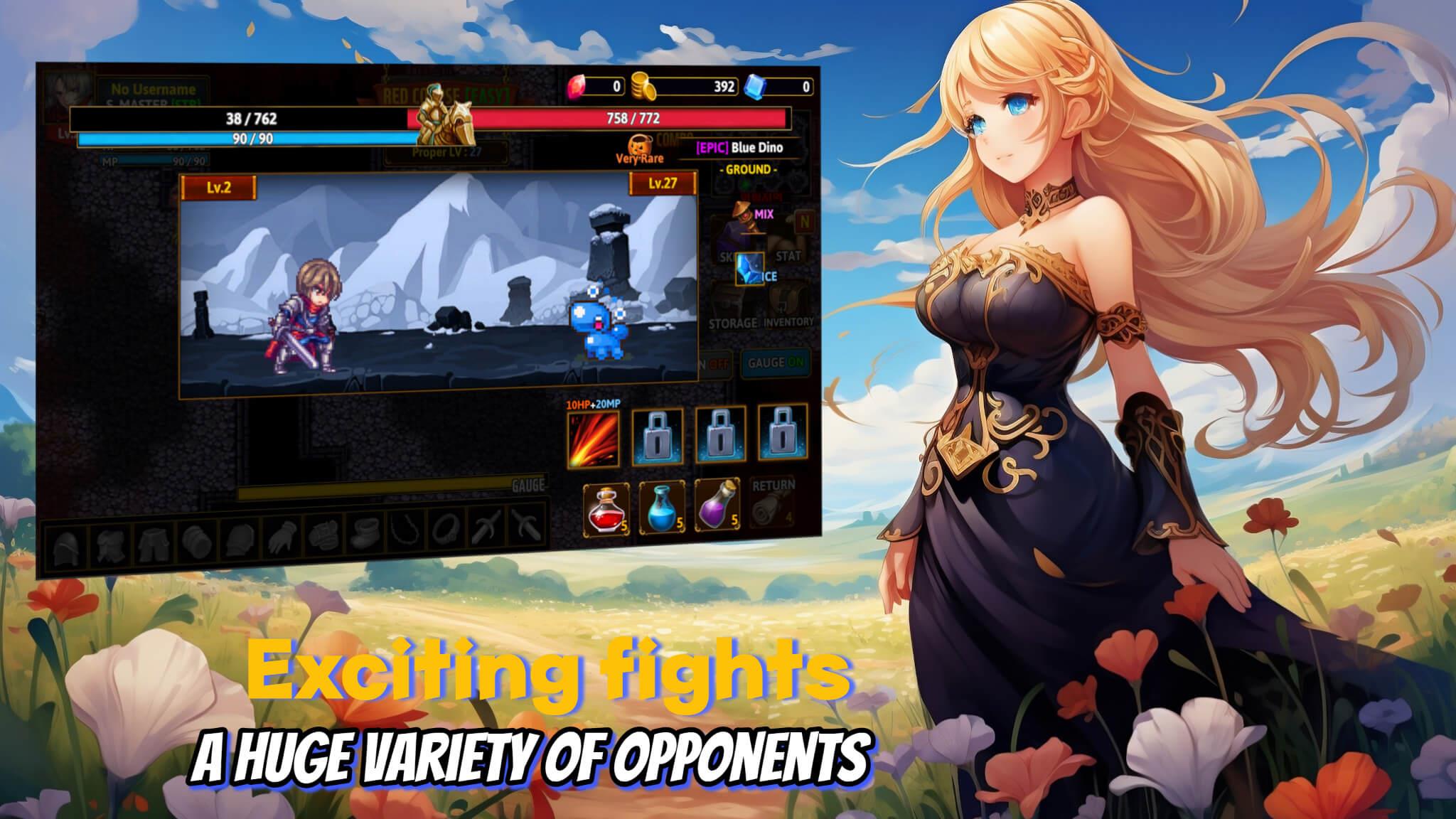Darkside Dungeon roguelike rpg Tangkapan skrin 0