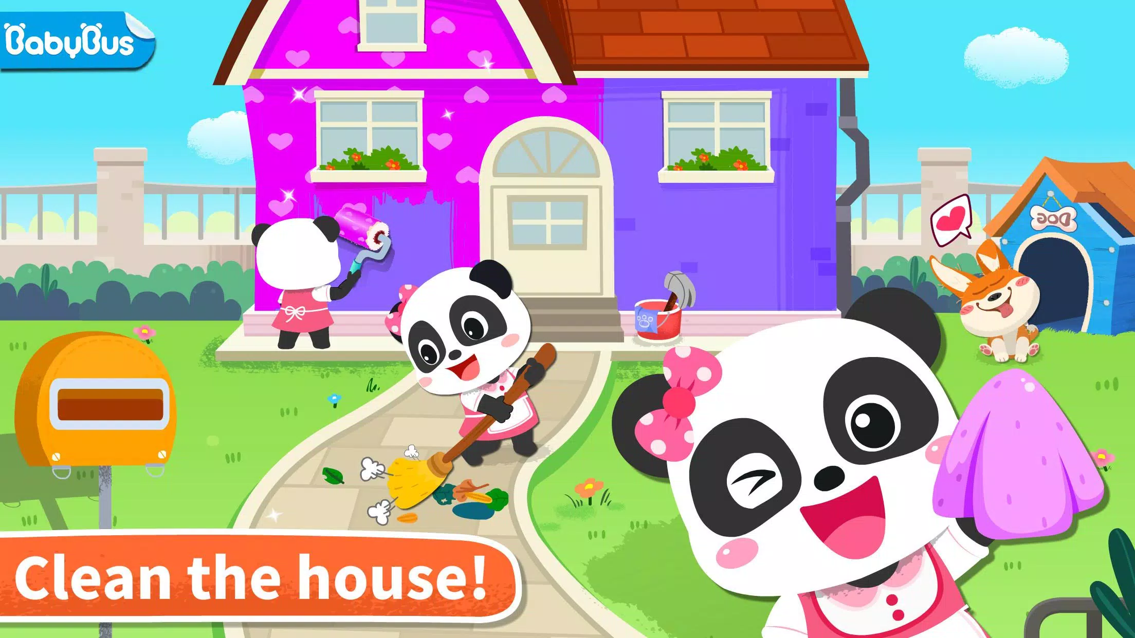 Baby Panda’ s House Cleaning 螢幕截圖 0