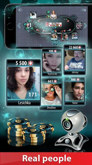 GC Poker 2: WebCamera-tables, Zrzut ekranu 1