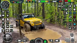 Offroad Mud Jeep Simulator 3d Captura de tela 2