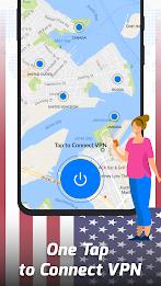Schermata USA VPN: Unlimited Fast VPN 2
