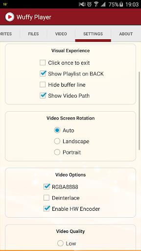 Wuffy Media Player 螢幕截圖 2