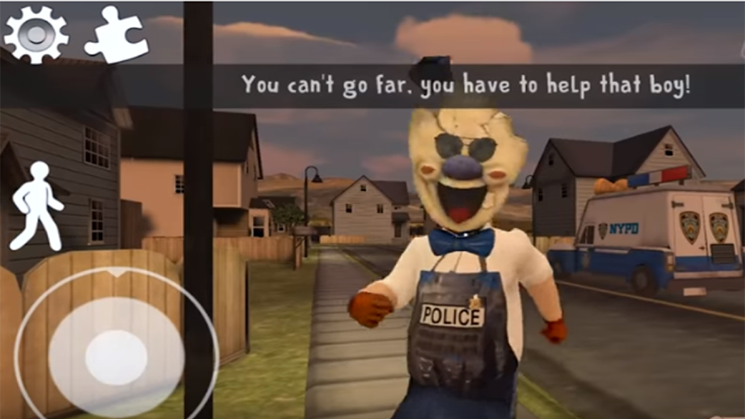 police  granny scream Mod 螢幕截圖 0