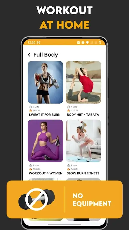 Home Workout - Full Body Workout Schermafbeelding 1