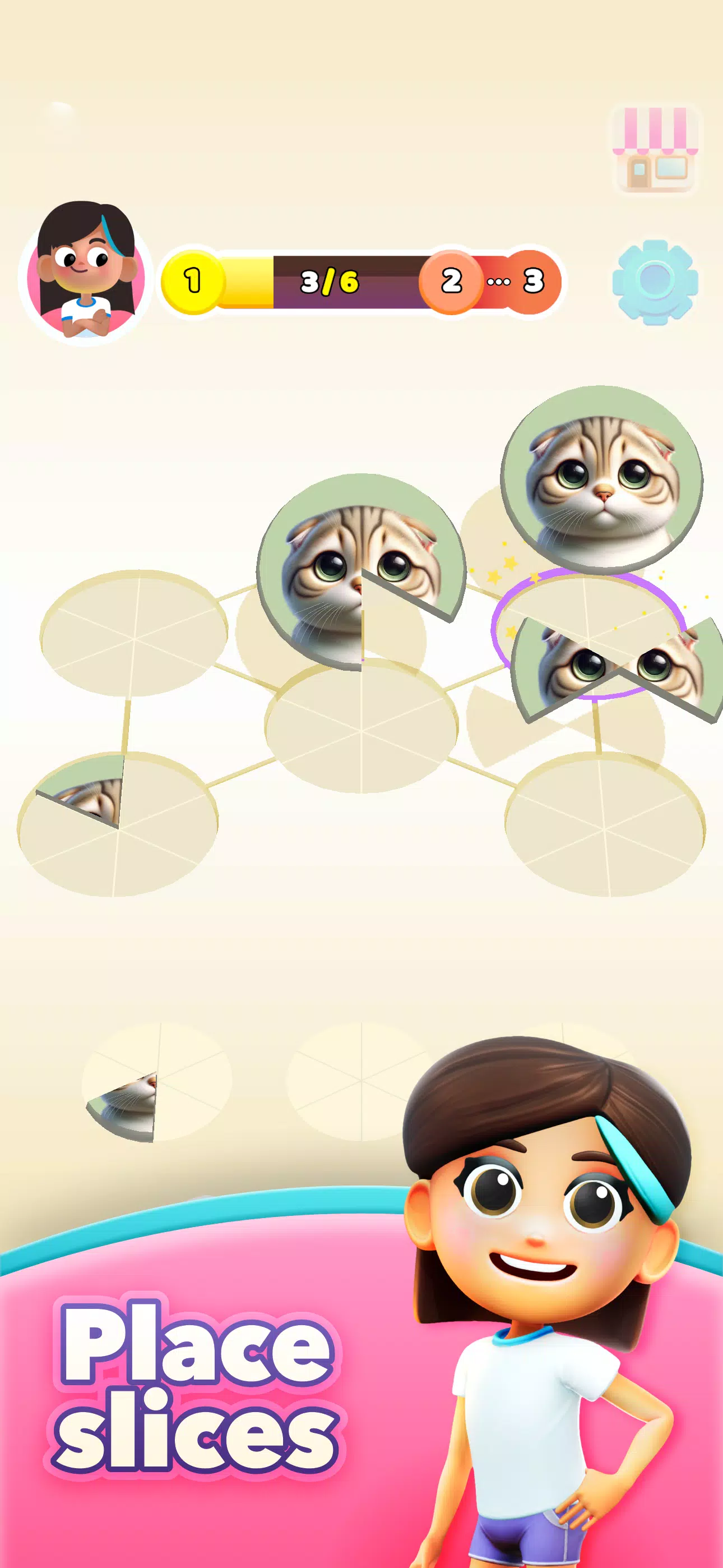 Mia’s Slices: Art Puzzle Game应用截图第0张