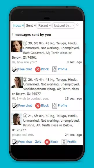 Dating. Chat, Messages 螢幕截圖 1