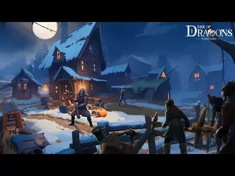 Dusk of Dragons Survivors winter survival gameplay