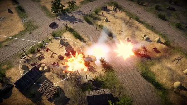 Victory Banner frontline combat screenshot