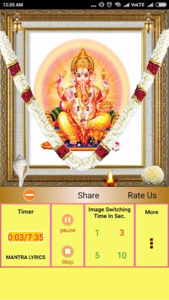 Powerful Ganesh Mantra Schermafbeelding 3