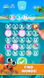 Bubble Words - Word Games Puzz ဖန်သားပြင်ဓာတ်ပုံ 0