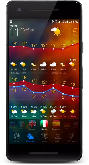 3D EARTH - weather forecast Tangkapan skrin 2