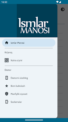 Ismlar manosi - O‘zbek 螢幕截圖 0