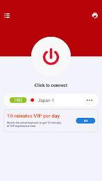 VPN Japan - JP VPN Proxy 螢幕截圖 0