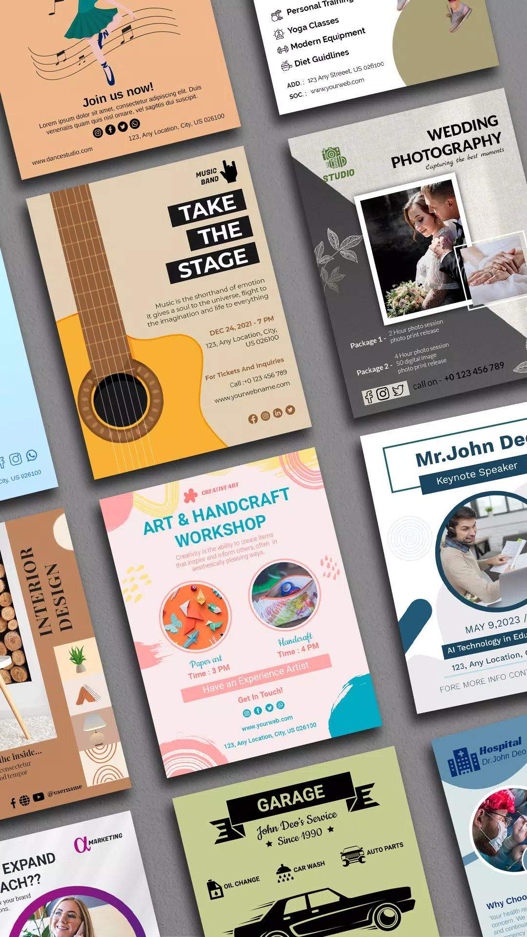 Flyer Maker, Poster Maker Screenshot 1