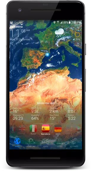 3D EARTH - weather forecast Tangkapan skrin 3