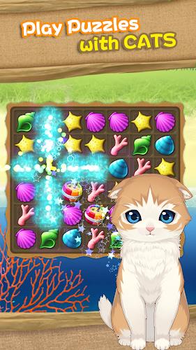 Cat Island Diary~Happy Match 3 螢幕截圖 1