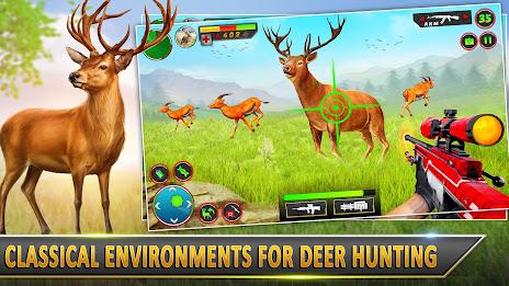 Jungle Deer Hunting Games 螢幕截圖 1
