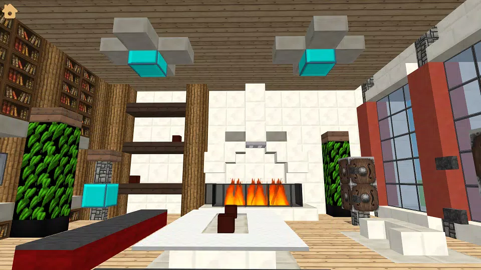 Furniture builds for Minecraft ဖန်သားပြင်ဓာတ်ပုံ 2