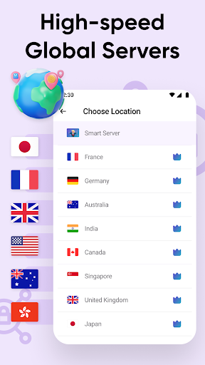 Schermata Trump VPN 1