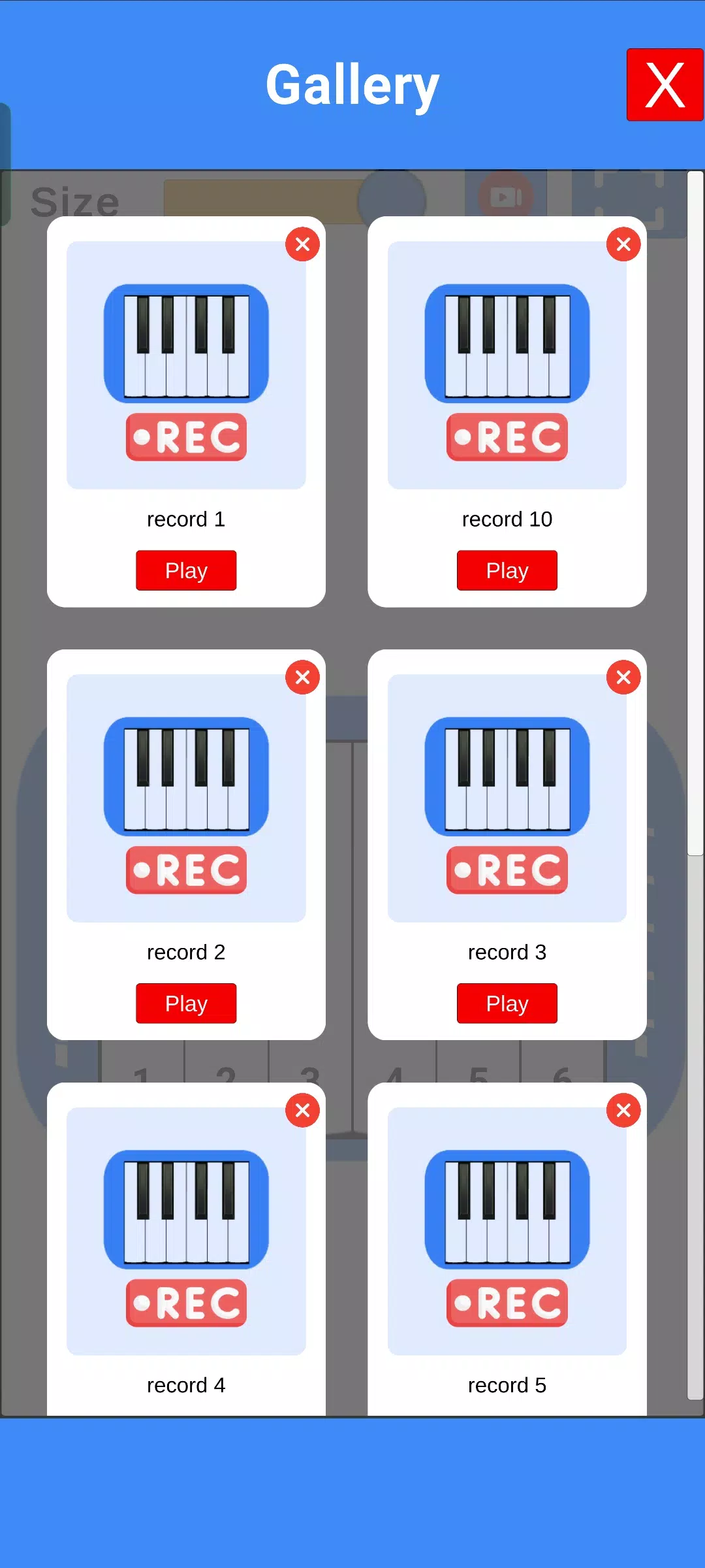 Pianika Lite Capture d'écran 2