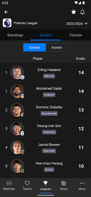 Jdwal - Football Stats 螢幕截圖 3