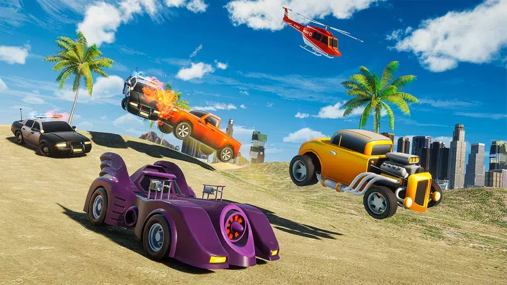 Mini Car Games: Police Chase Screenshot 0