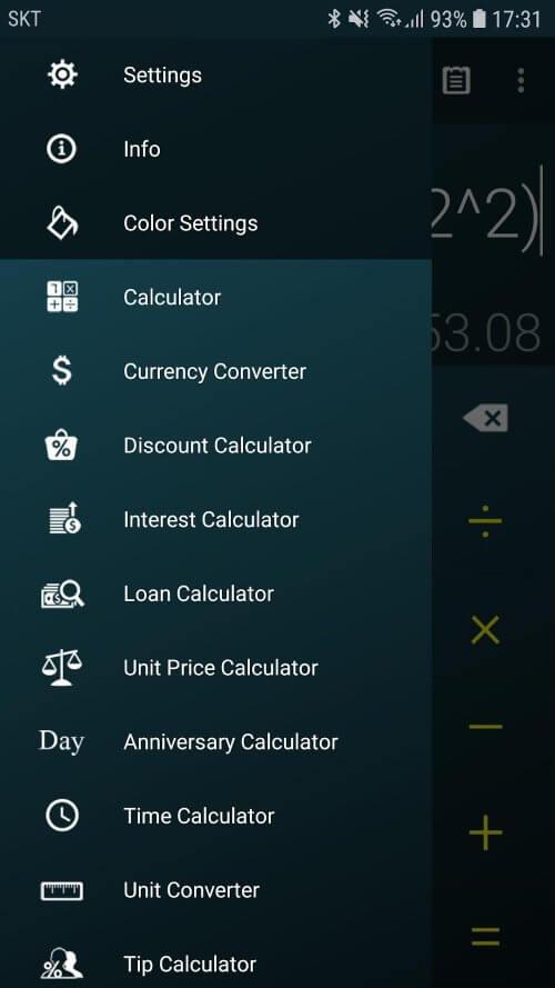Multi Calculator Captura de pantalla 0