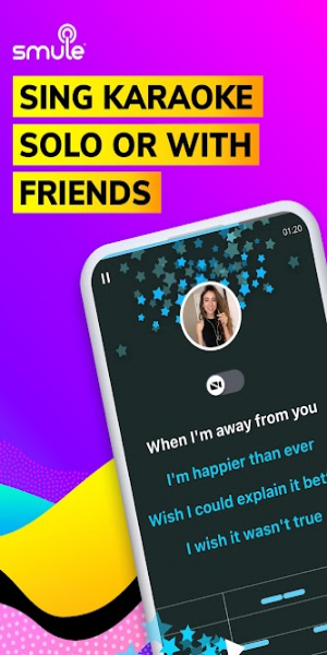Smule：唱歌並錄製卡拉 OK 螢幕截圖 1