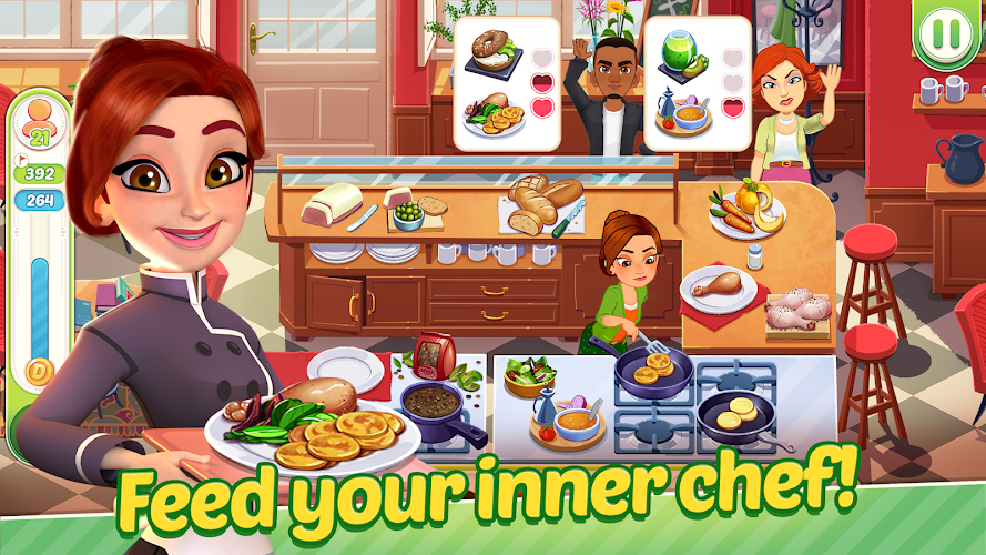 Delicious World - Cooking Game 螢幕截圖 1