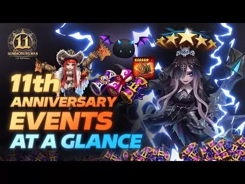 Summoners War: Sky Arena 11th Anniversary Events