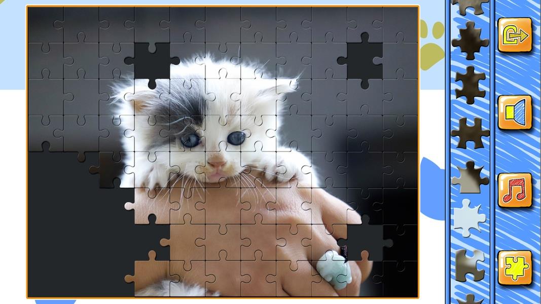 Jigsaw Puzzle Cats Kitten ဖန်သားပြင်ဓာတ်ပုံ 1