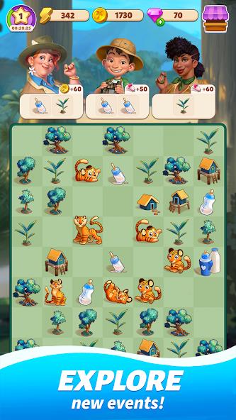 Travel Town - Merge Adventure Mod 螢幕截圖 1