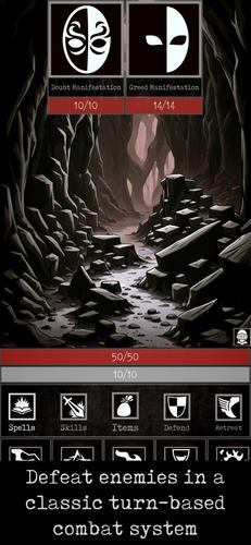 Grim Quest - Old School RPG 螢幕截圖 1